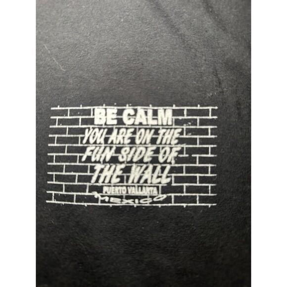 Black Puerto Vallarta Mexico Souvenir Graphic Tee Large - Picture 3 of 6